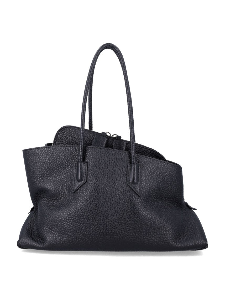 The Attico La Passeggiata Hammered Leather Tote