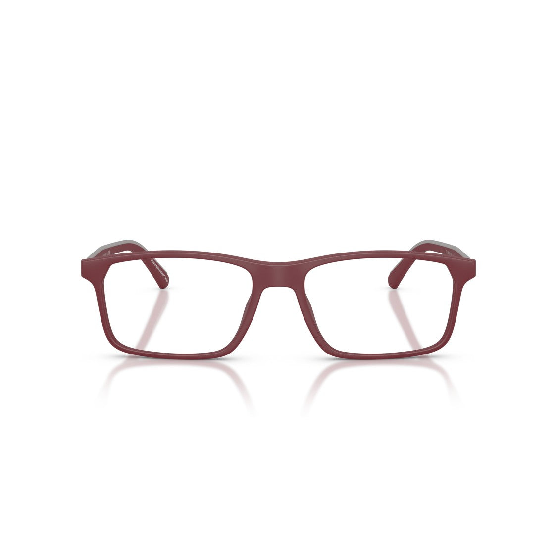Emporio Armani 0Ea3266u Matte Finish Rectangular Eyeglass Frames With Rounded Edges