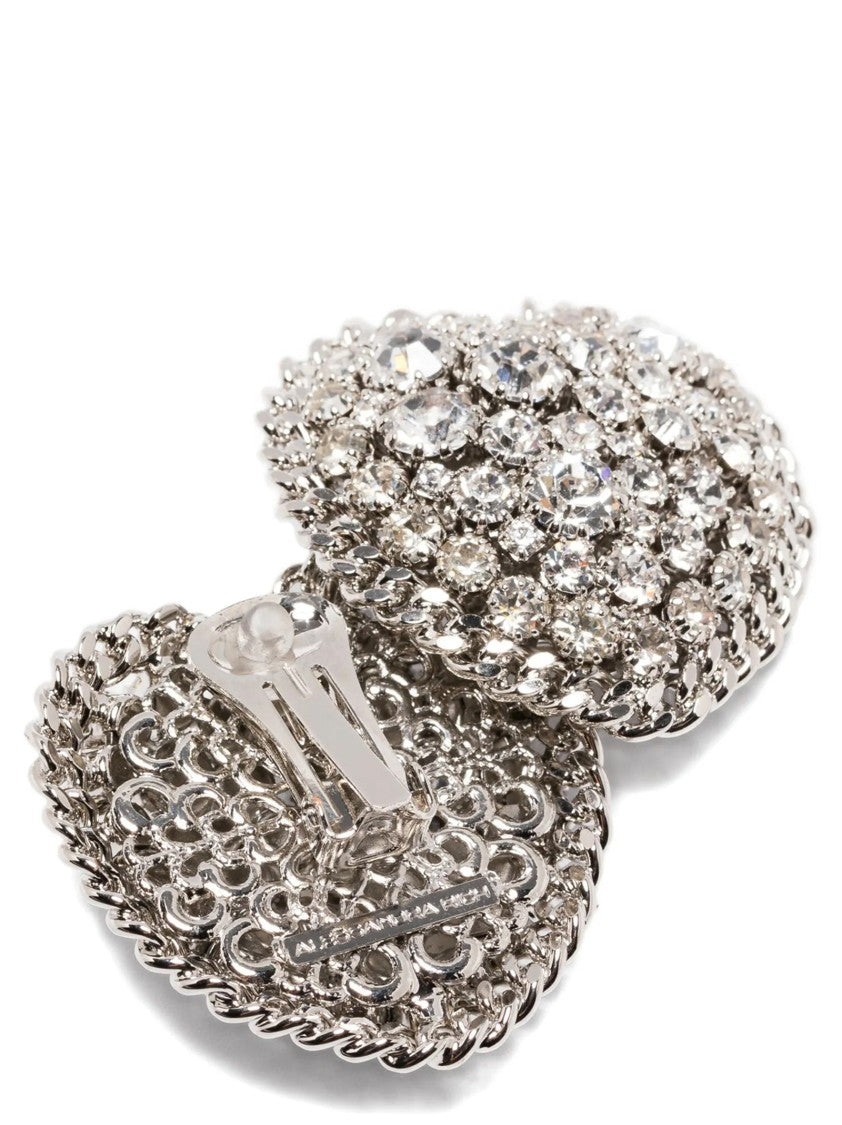 Alessandra Rich Heart Earrings