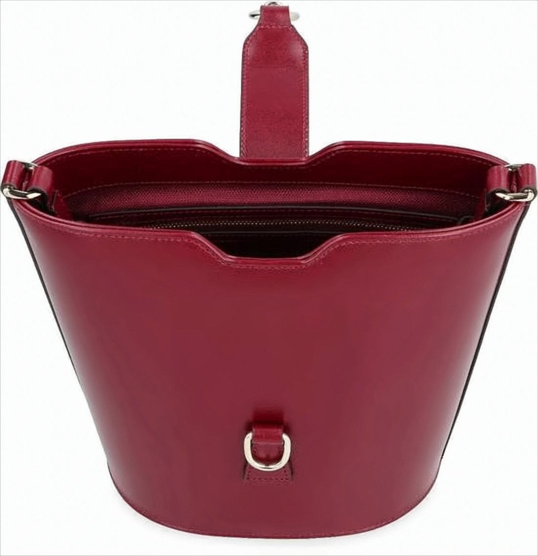 Gucci Structured Leather Shoulder Bag