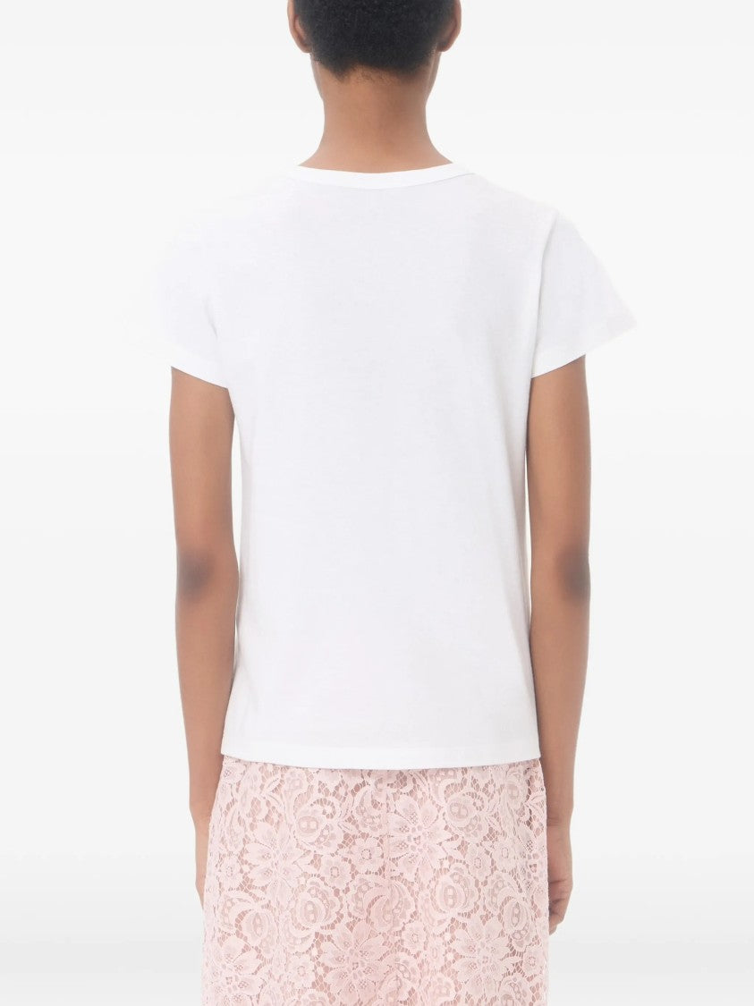 Valentino Pastel Graphic Design Cotton T-Shirt