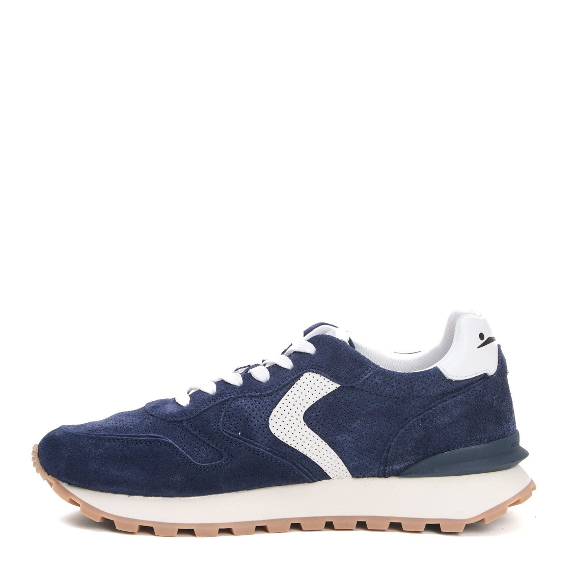 Voile Blanche Paris Race Blue Suede Sneakers