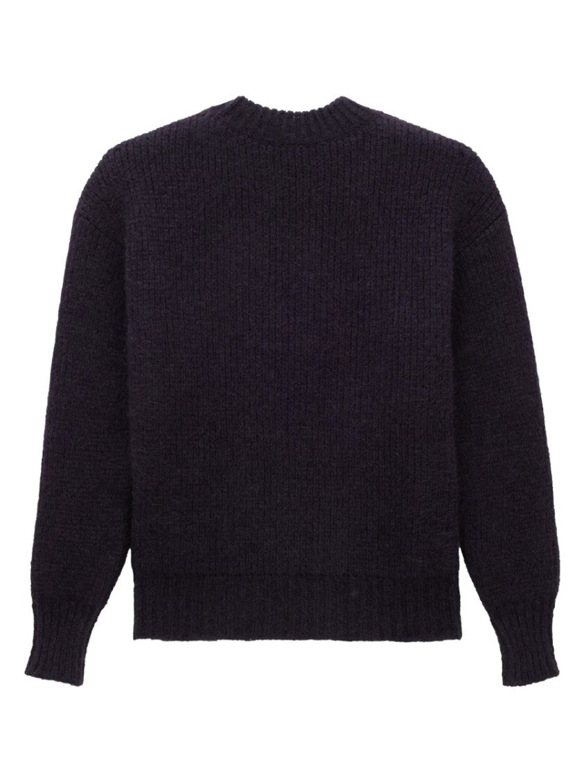Saint Laurent Boxy Crewneck Thick Pullover