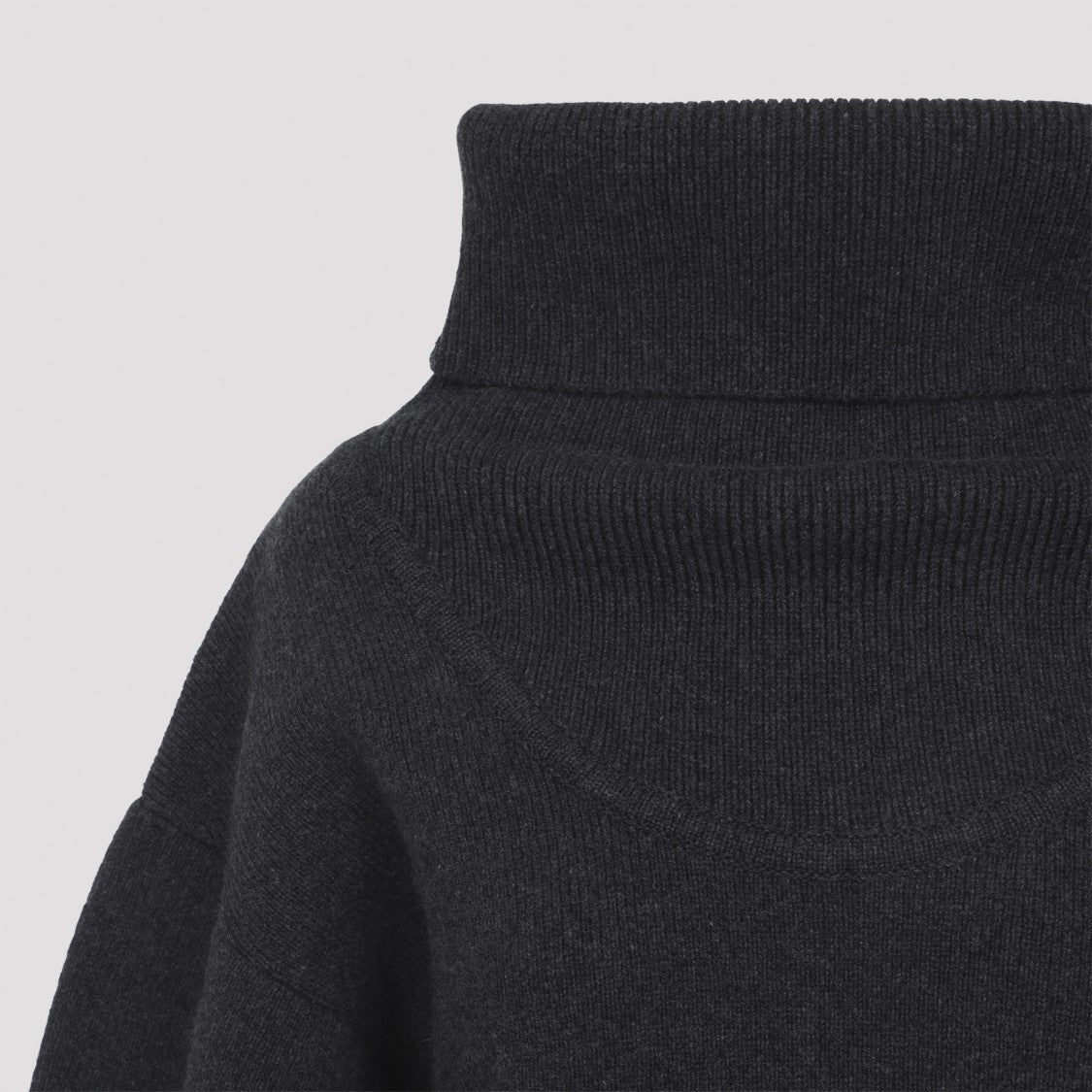 Jacquemus Dark Grey Virgin Wool La Maille Pallone Pullover