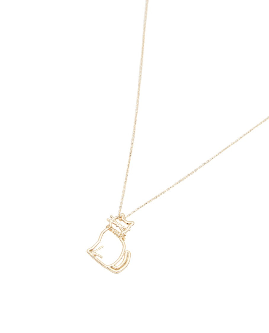 Aliita Miau 9K Gold Cat Pendant Necklace
