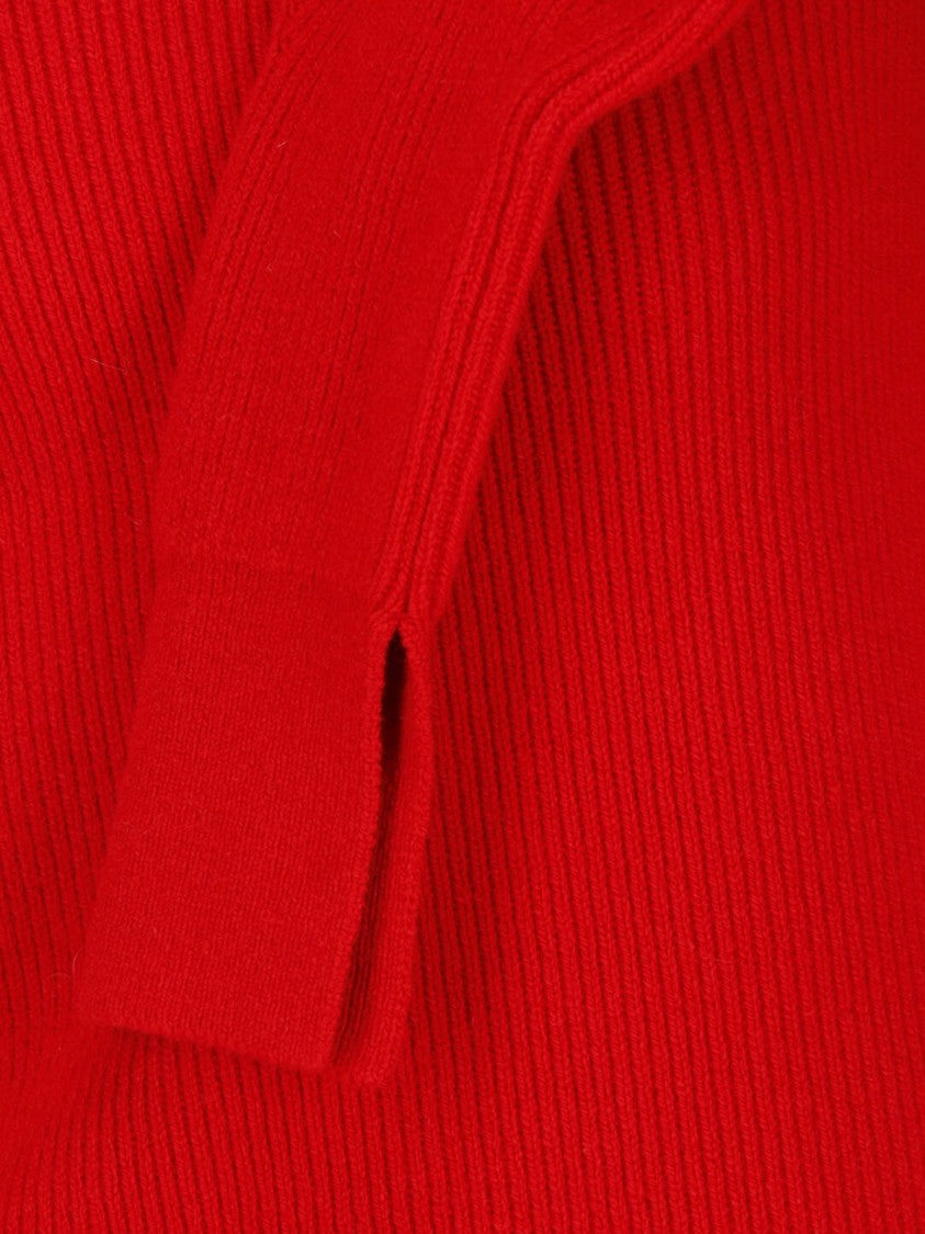 Givenchy Knit Midi Dress In Cashmere With Asymmetrical Hem