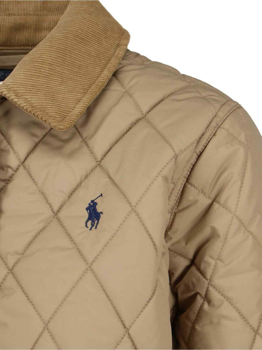 Polo Ralph Lauren Structured Green Jacket With Polished Finish