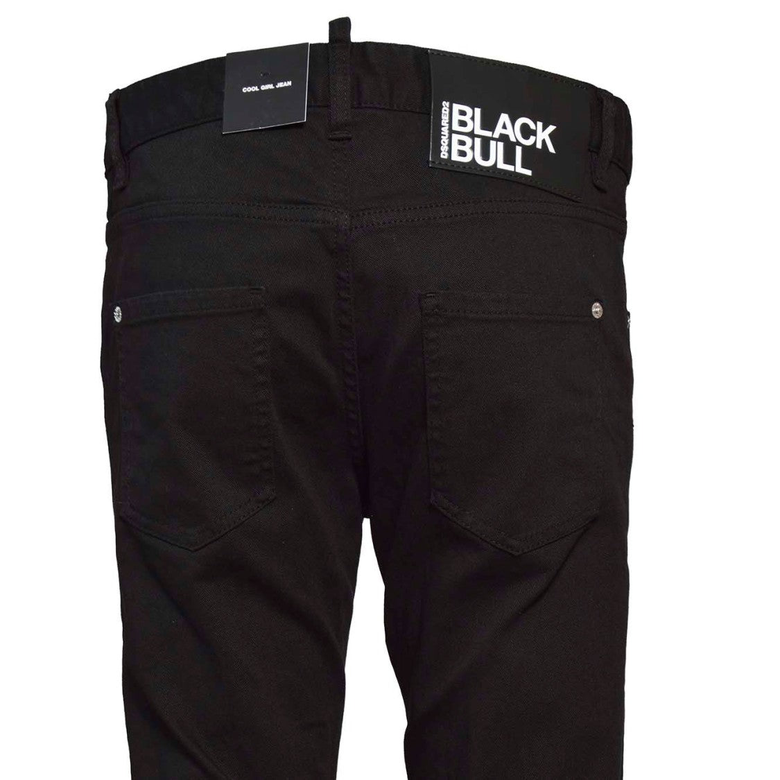 Dsquared2 Jennifer Dyed Jeans In Black Cotton