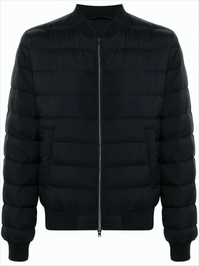 Herno Quilted Bomber Jacket With Goose Down Fill