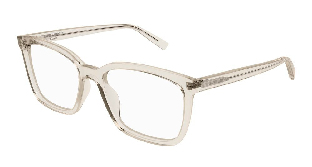Saint Laurent Eyeglasses Sl 672 004 Beige Beige Transparent 55/18/145
