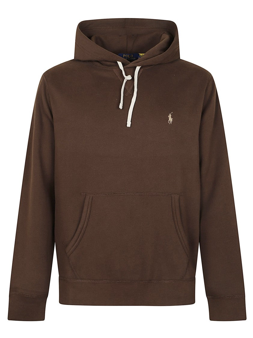 Polo Ralph Lauren Nutmeg Brown Cotton Blend Sweatshirt