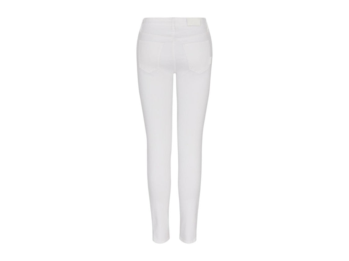 Armani Exchange White Denim Skinny Fit Long Jeans