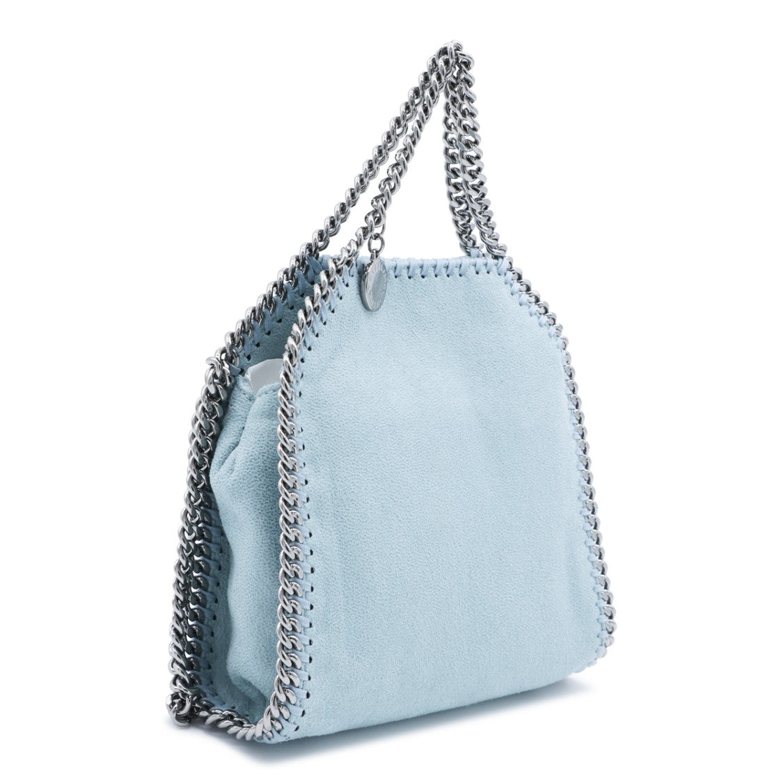 Stella Mccartney Tiny Tote Bag With Silver Chain Detailing