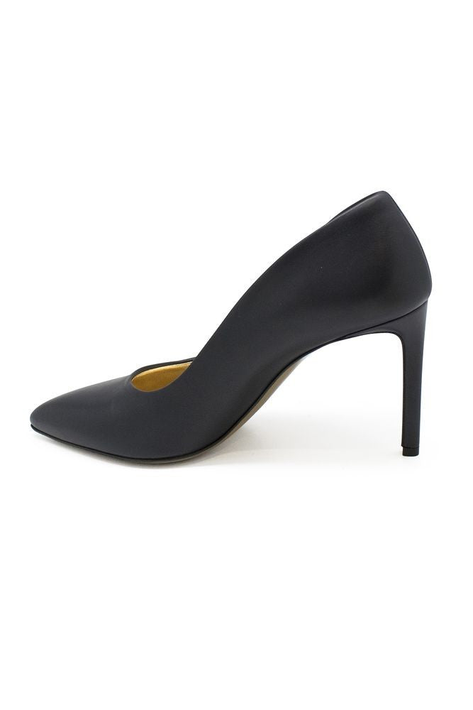 Walter Steiger Blue Leather Pumps With Pointed Toe