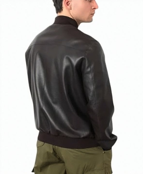 The Jack Leathers Reversible Brown Leather Jacket