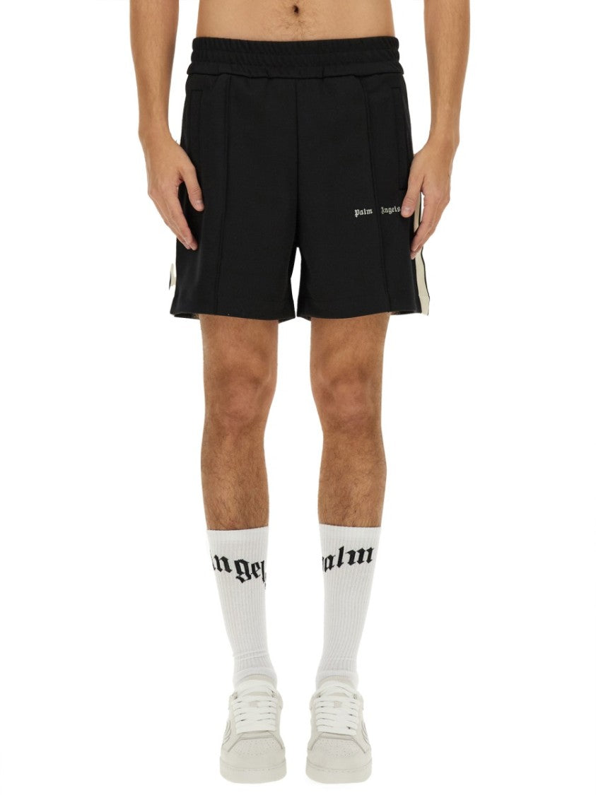 Palm Angels Bermuda With Logo
