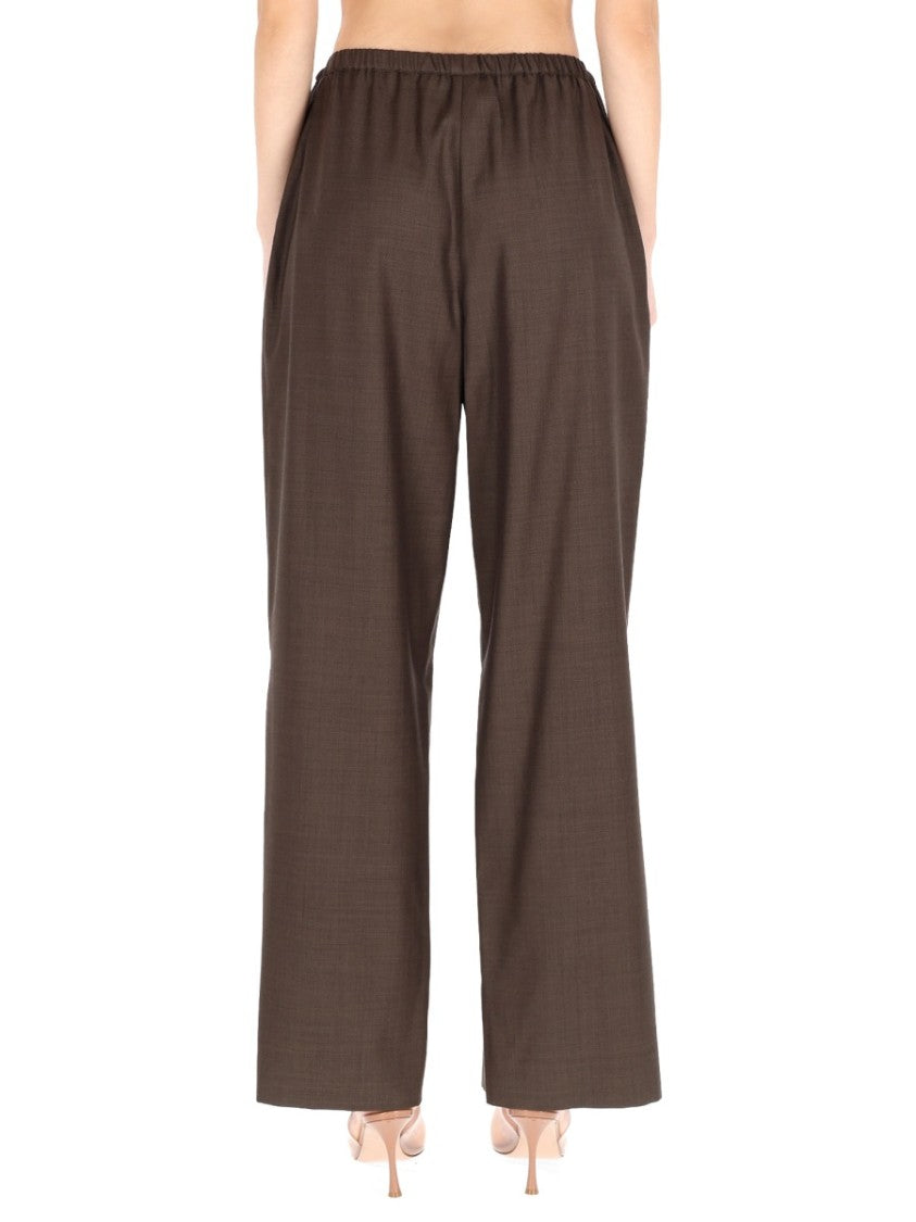Loulou De Saison Wide Fit Cove Virgin Wool Pants