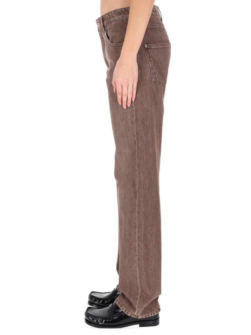 Bottega Veneta Straight-Leg Denim Jeans With Vintage-Finish Design