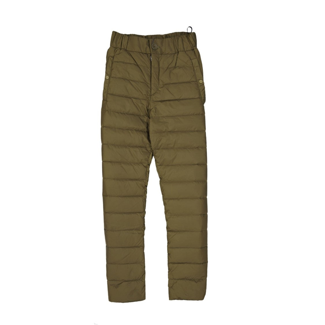 Herno Quilted Padded Pants With Slim Tapered Fit