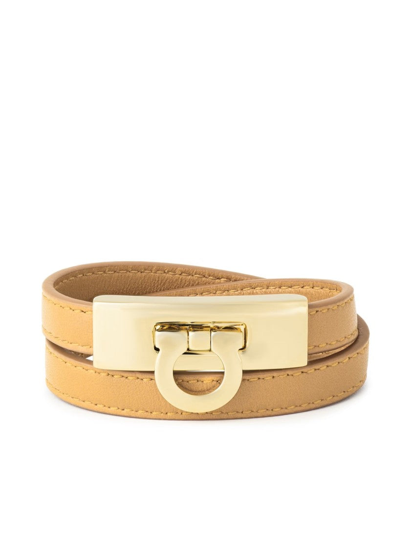 Ferragamo Hug Gancini Logo Bracelet