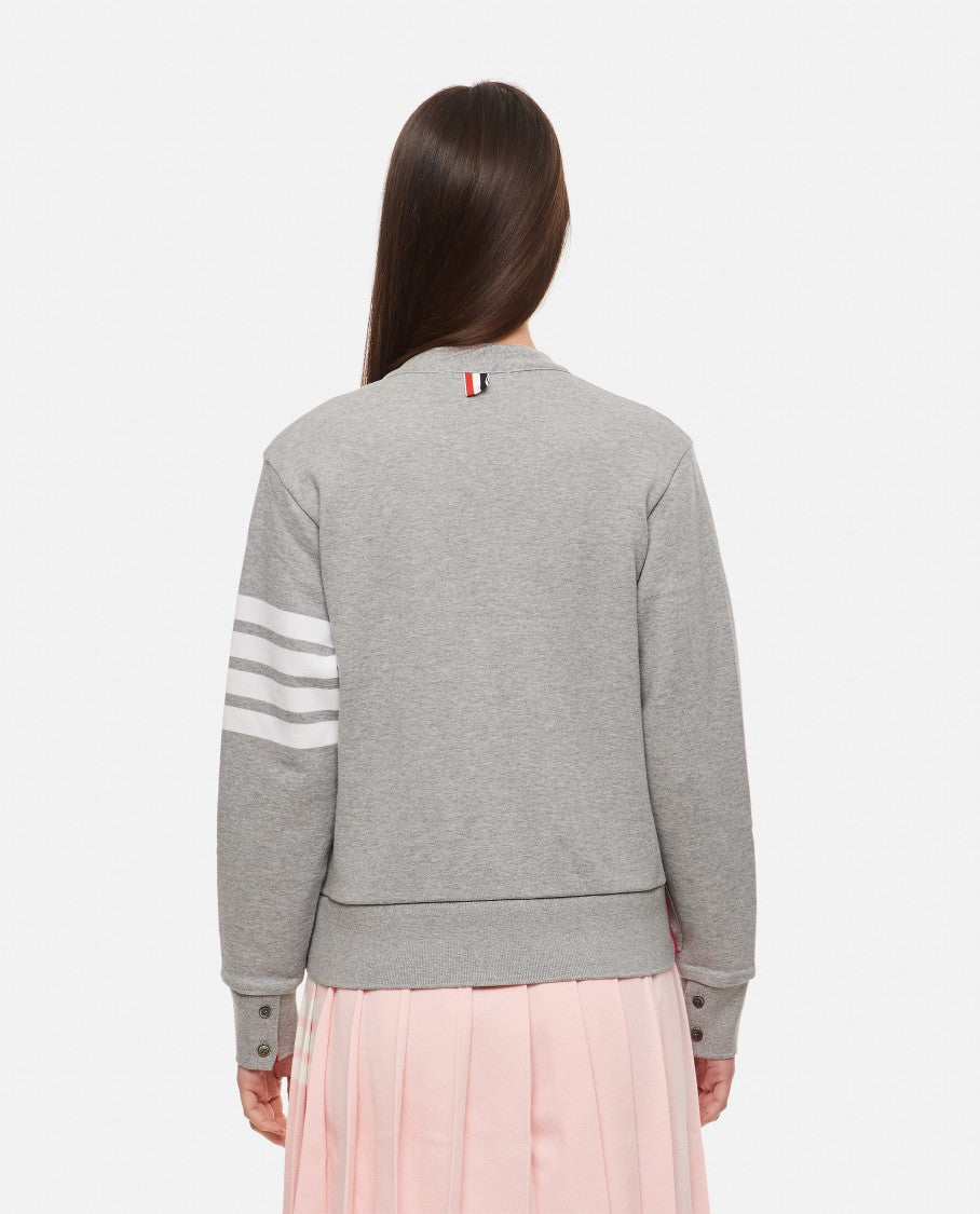 Thom Browne V-Neck Cotton Cardigan