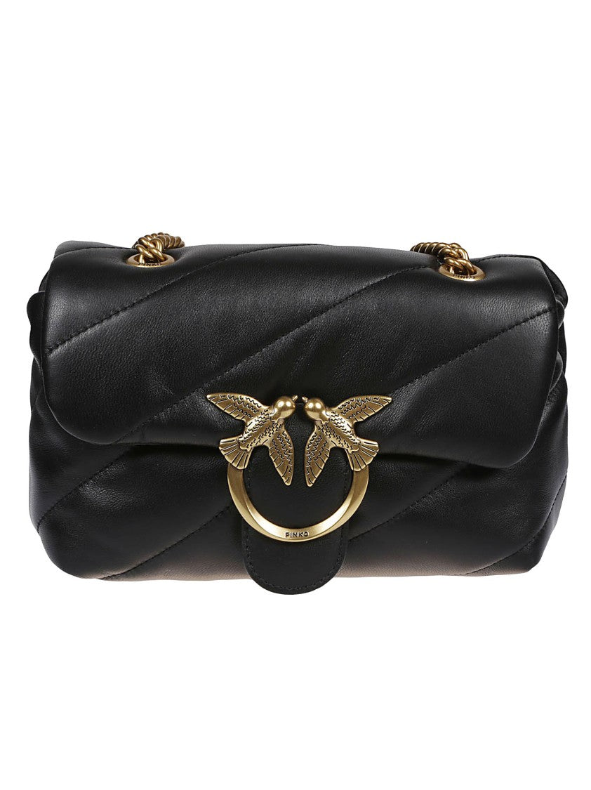 Pinko Love Mini Puff Sheepskin Shoulder Bag