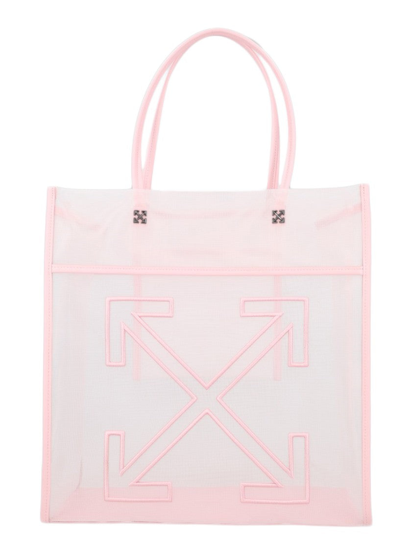 Off-White Market Translucent Intersecting Arrows Tote Bag