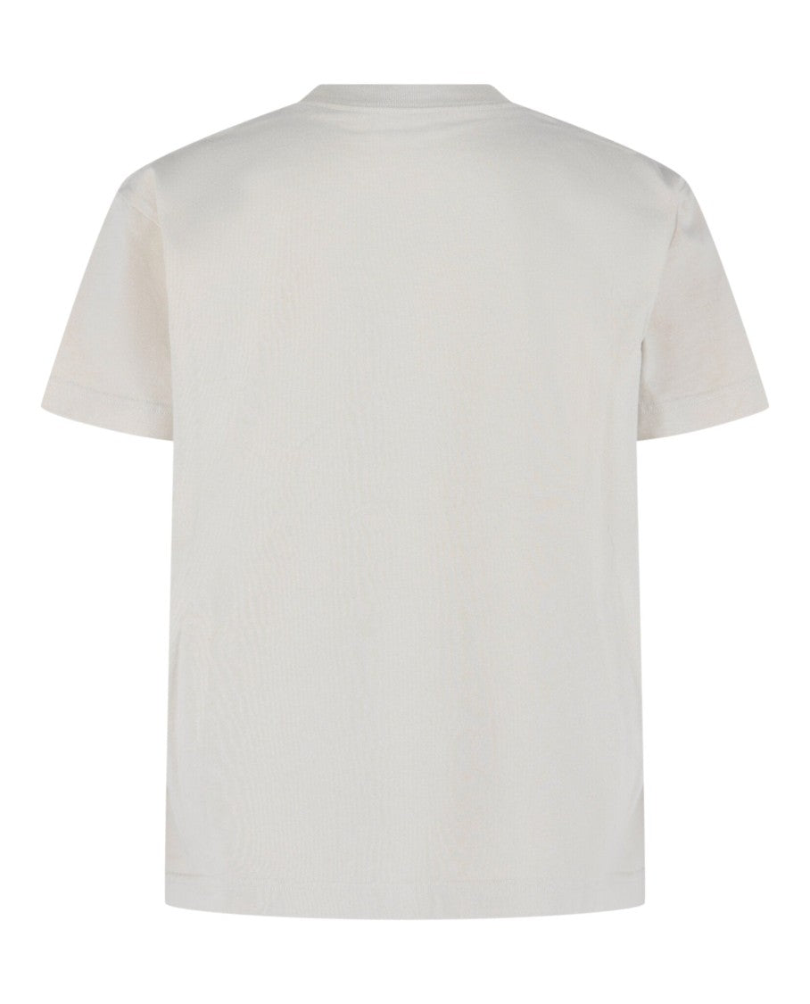 Balenciaga Lion's Laurel Small-Fit T-Shirt With Ribbed Collar
