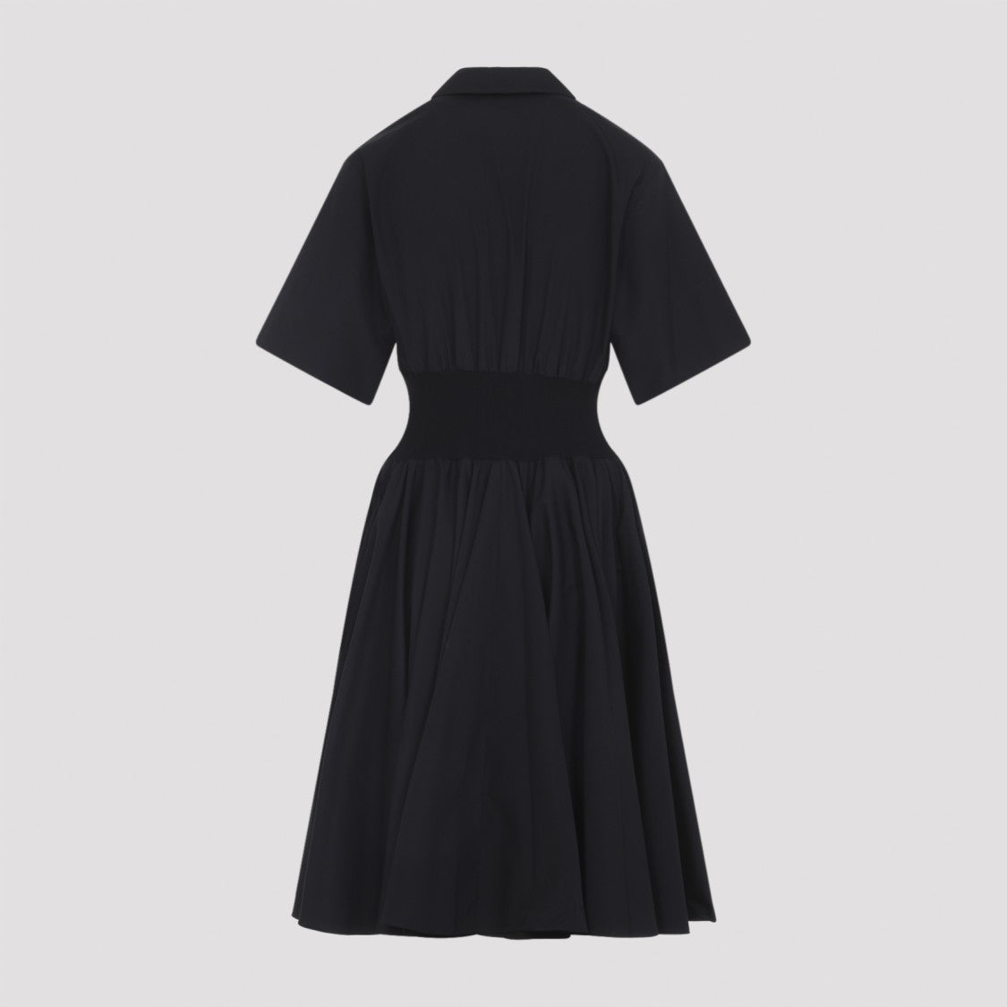 Loewe Black Cotton Short Sleeve Dress
