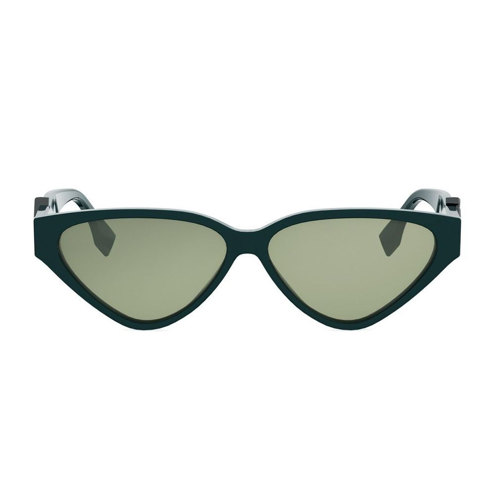 Fendi Ff Diamonds Triangular Cat-Eye Acetate Sunglasses
