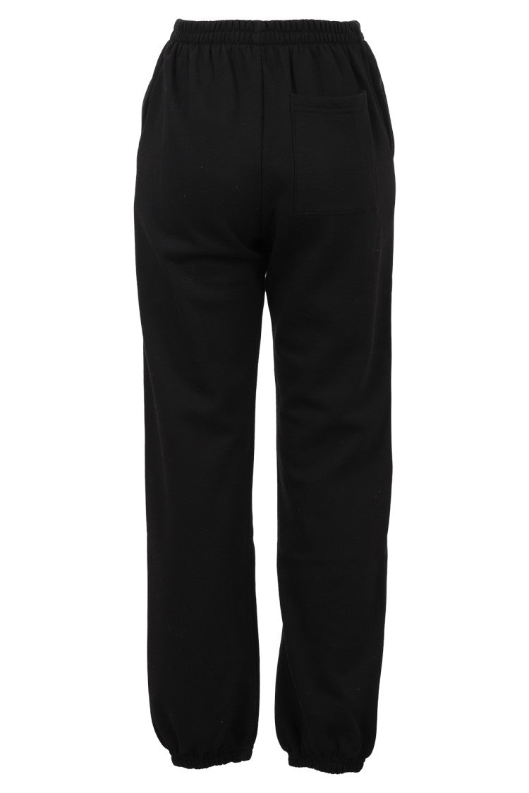 Livin Cool Artwork Black Cotton Track Pants