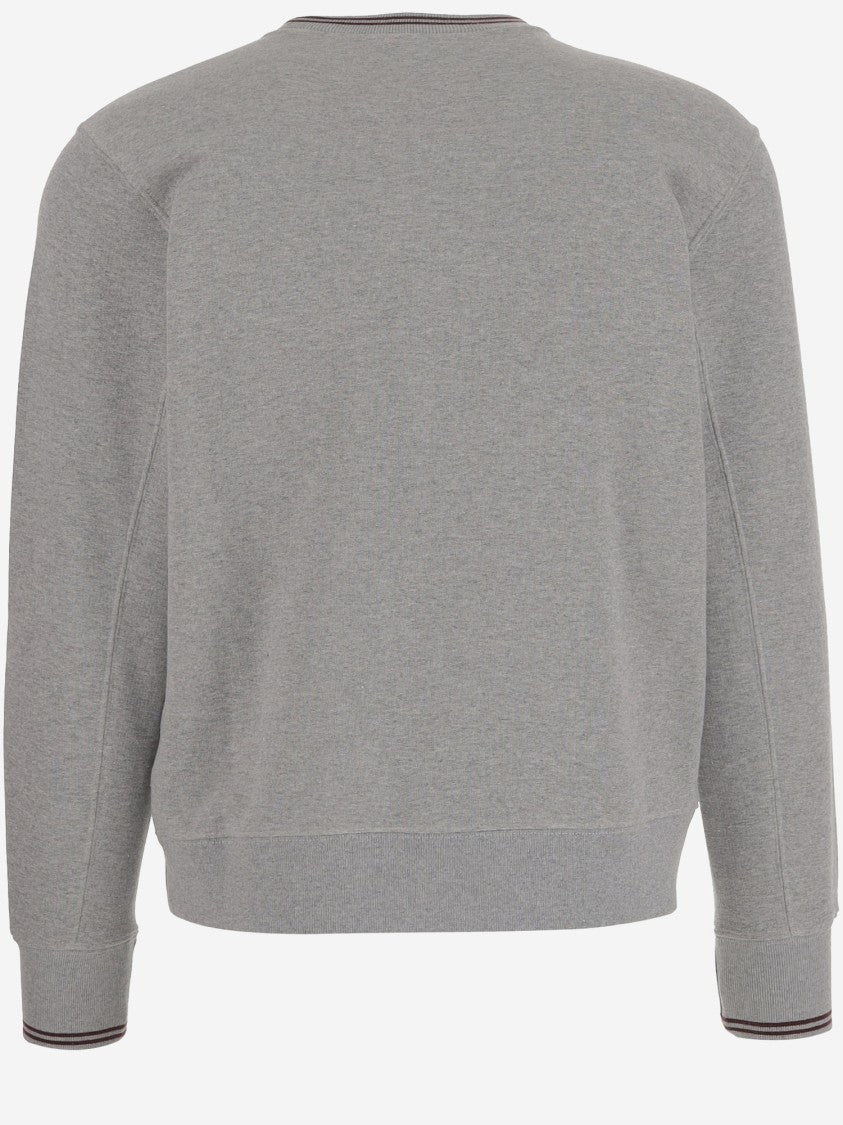 Autry Cotton Sweatshirt With Bold Logo Lettering