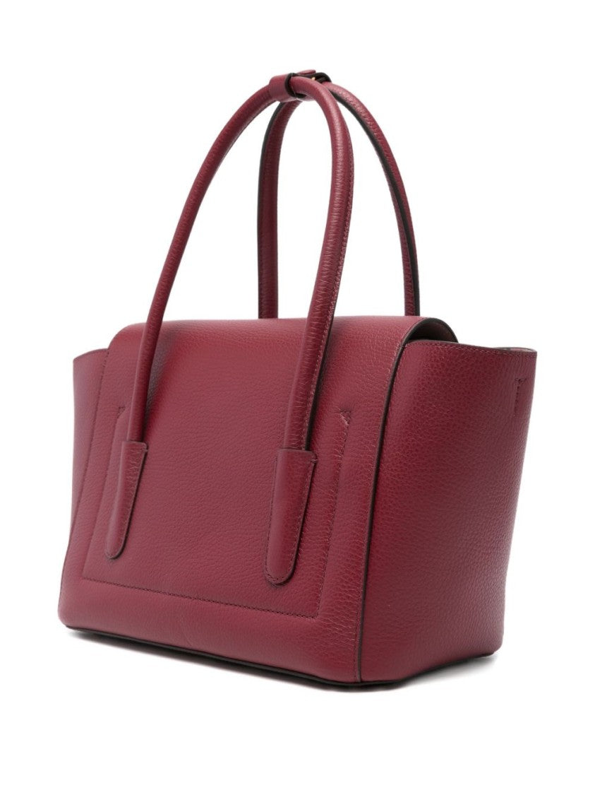 Coccinelle Structured Textured Calfskin Tote Bag