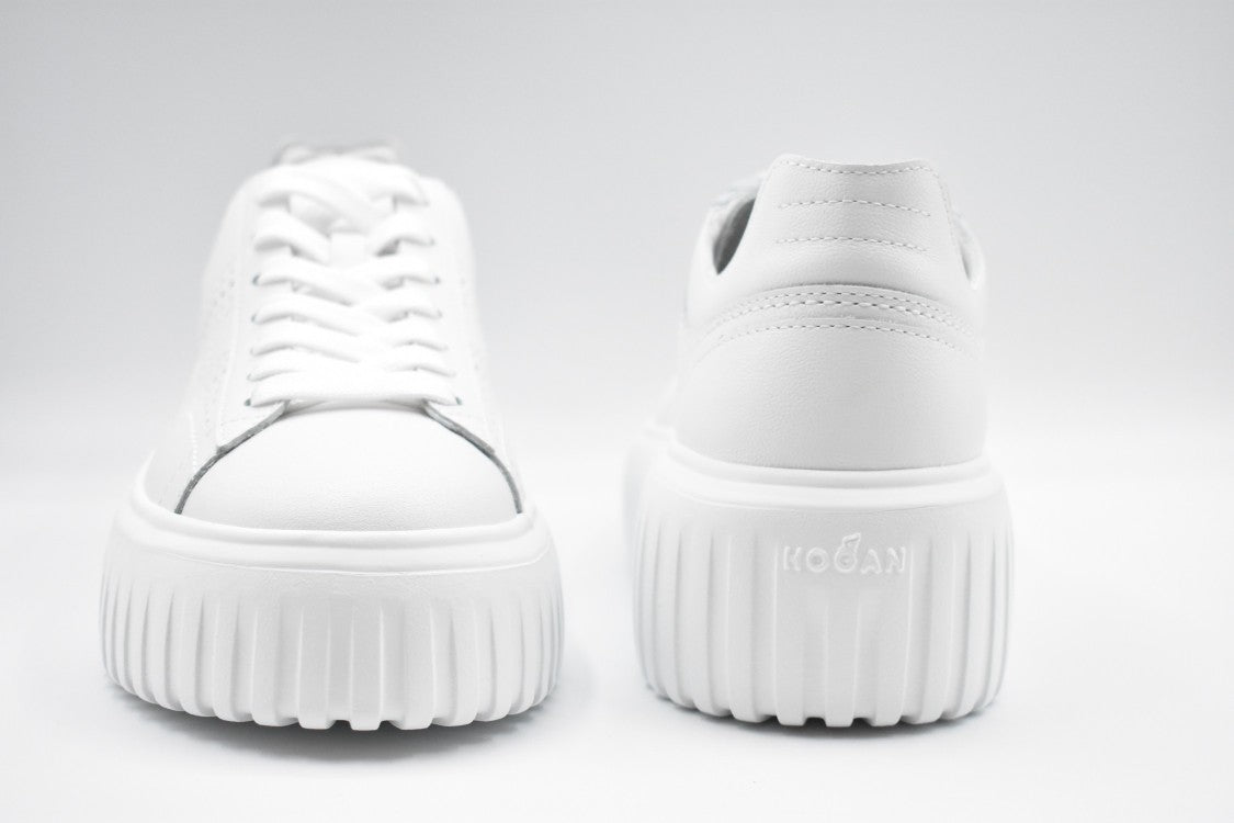 Hogan Lace-Up Sneakers With Elevated Platform