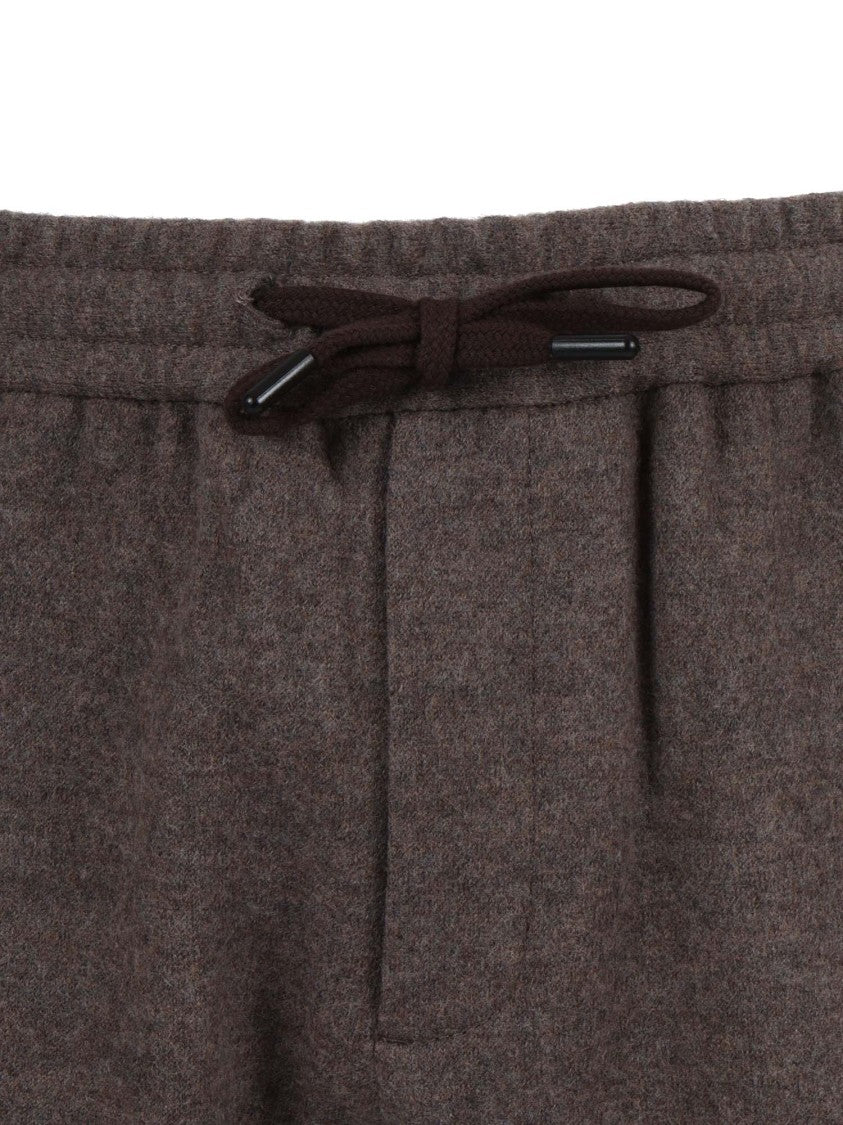 Circolo 1901 Tailored Cuffed Wool Pants With Structured Fit