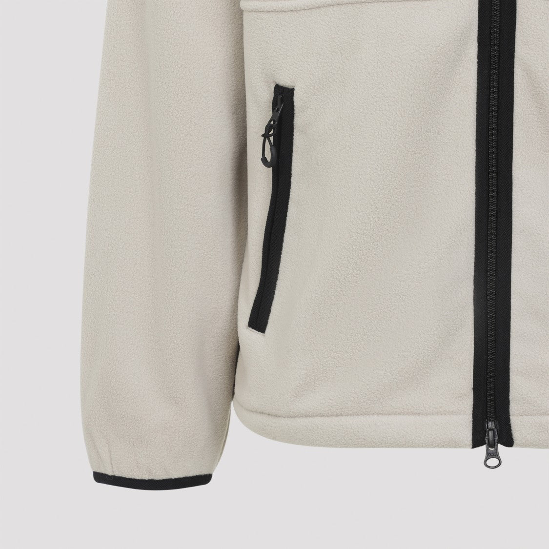 Carhartt Wip Fleece Jacket With Adjustable Hood And Zippered Pockets