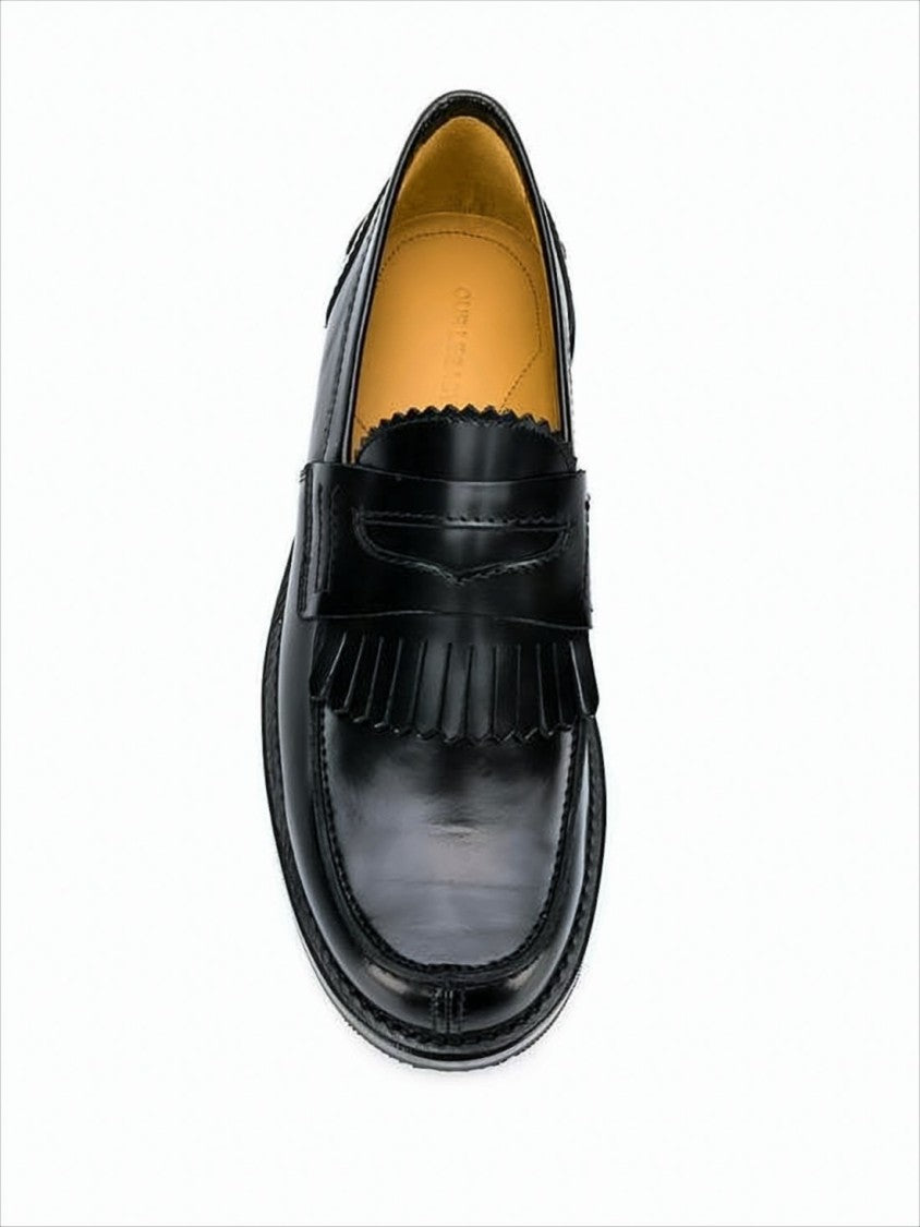 Our Legacy Polished Leather Loafers With Penny Strap