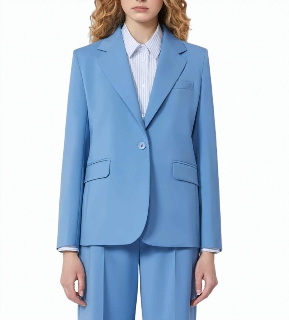 Weekend Wkdlamine Stretch Wool Blazer