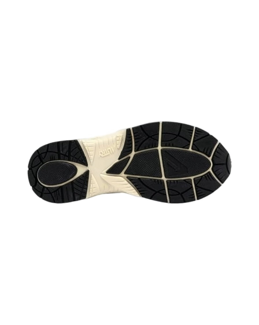 Autry Layered Design Suede And Mesh Sneakers