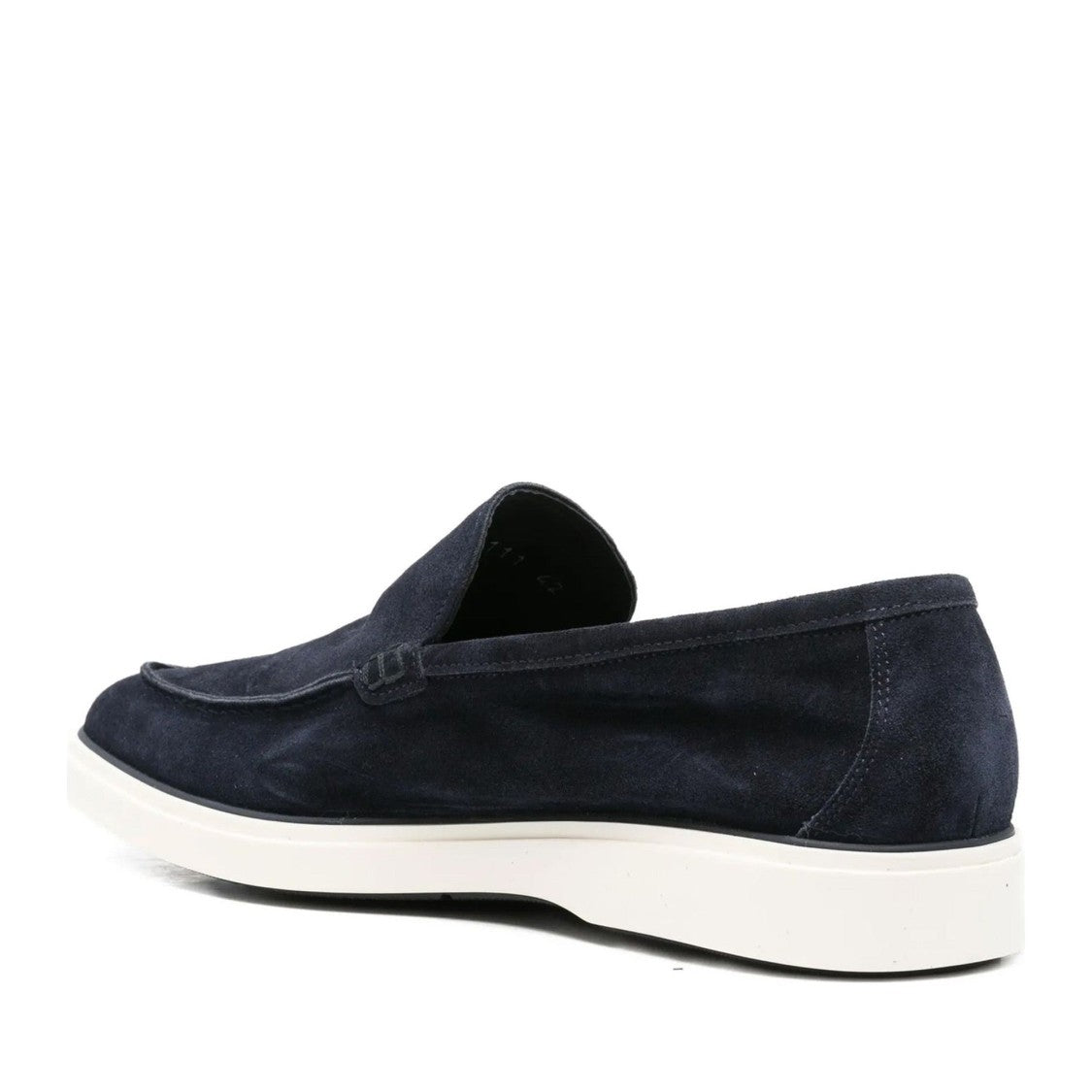 John Harrison Blue Suede Slip-On Loafers