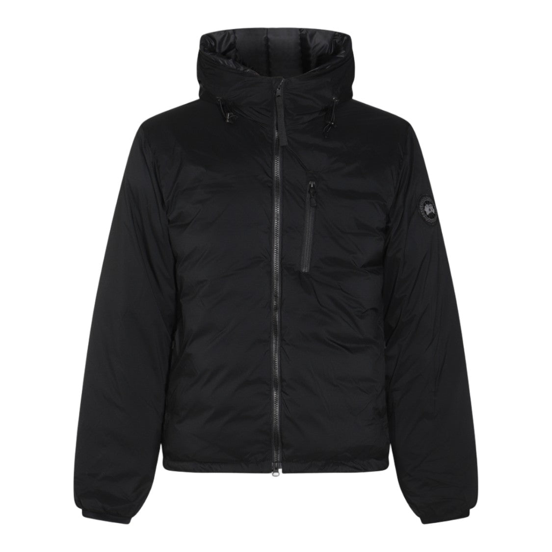 Canada Goose Insulated Black Jacket With High Collar