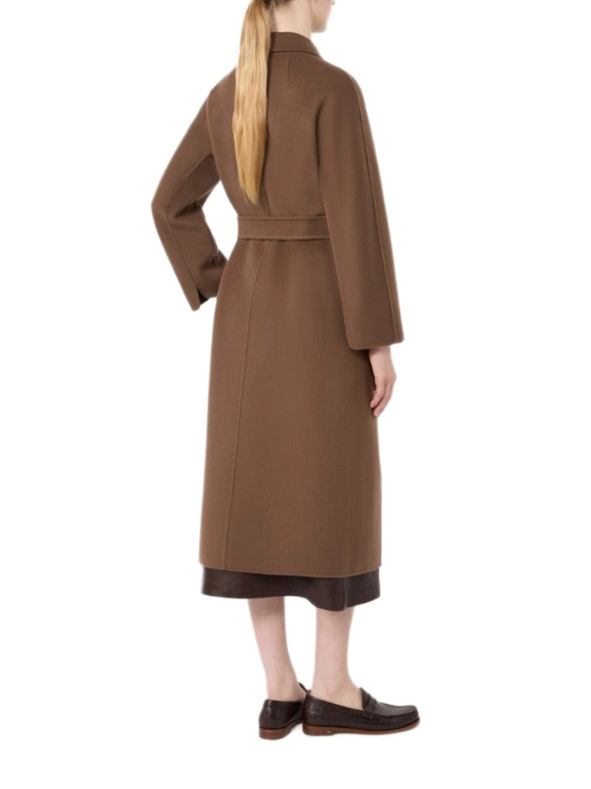 Max Mara Belted Minimalist Long Coat