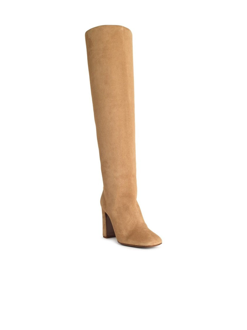 Dolce & Gabbana Beige Suede Boots