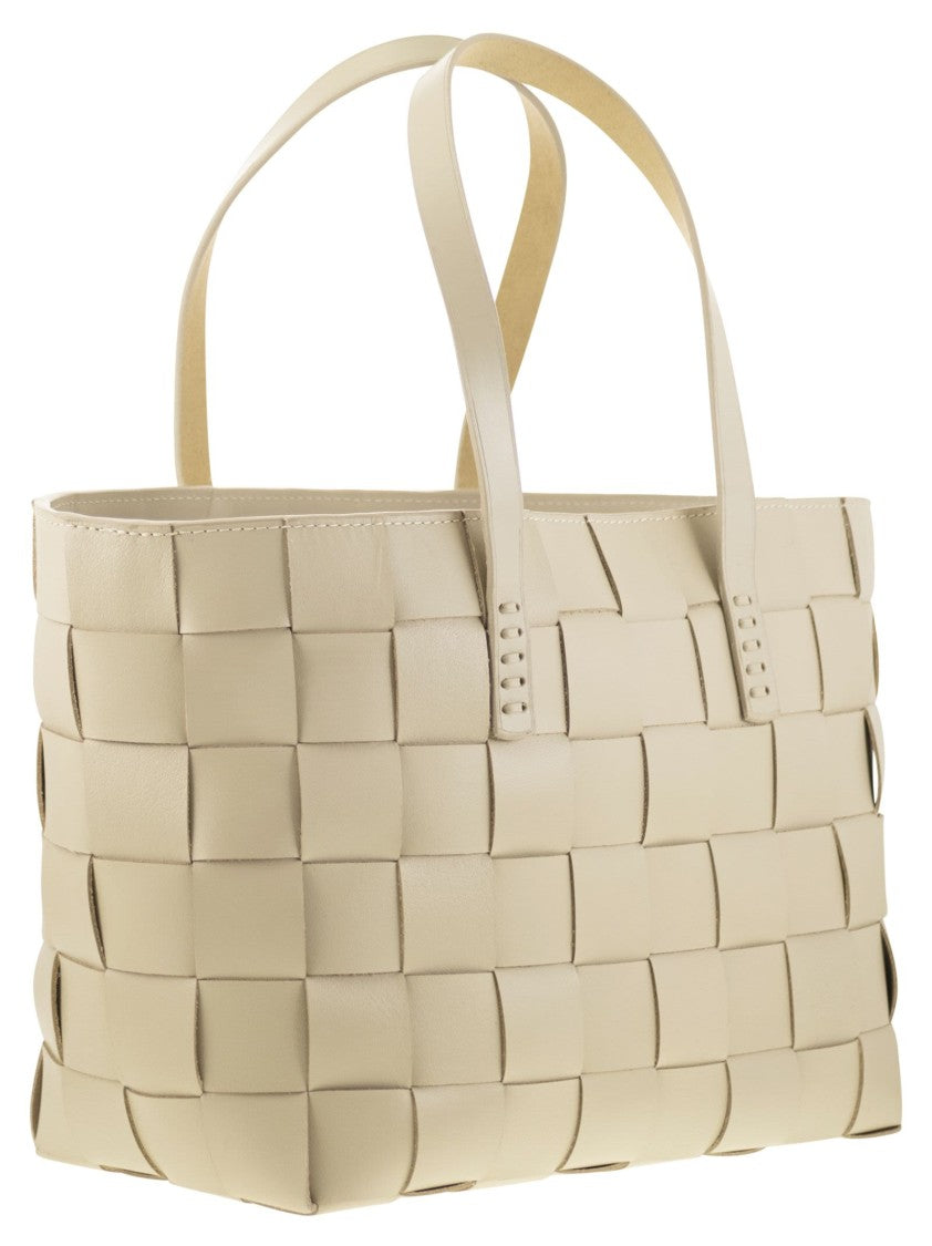 Dragon Japan Tote - Woven Leather Bag