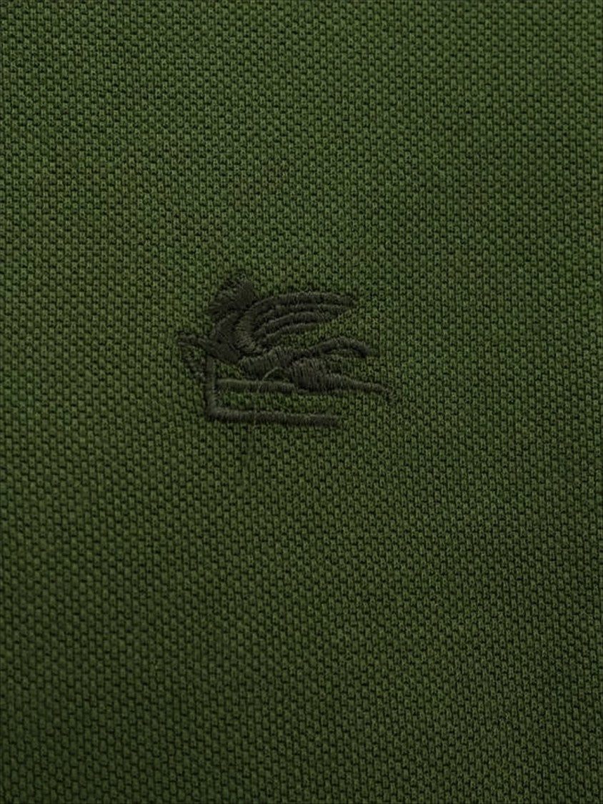 Etro Classic Short-Sleeve Piqué Cotton Polo Shirt