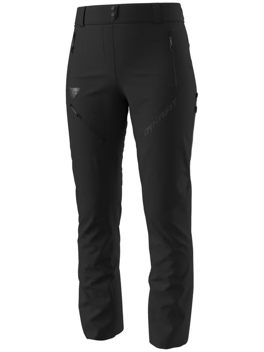 Dynafit Fitted Black Pants With Functional Zippered Pockets