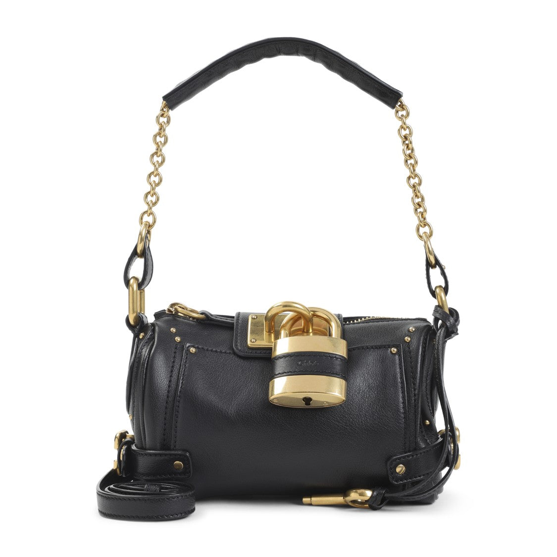 Chloé Compact Cylindrical Shoulder Bag In Buffalo Leather