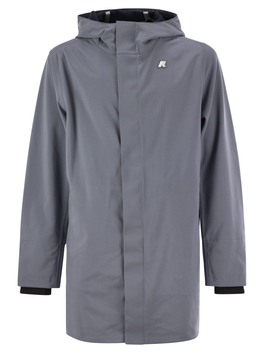 K-Way Marlyn Bonded - Waterproof Jacket With Hood