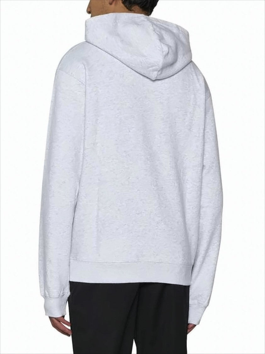 Jacquemus Relaxed-Fit Grey Hoodie With Kangaroo Pocket
