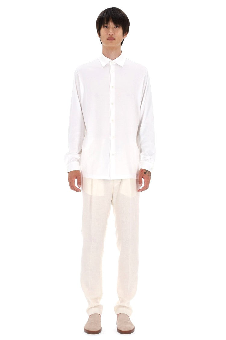 Roberto Collina Cotton Jersey Polo-Shirt